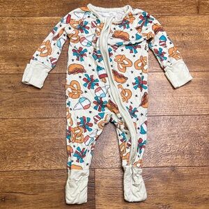 Little One Shop 4th Fourth of July Snacks Patriotic Newborn NB Bamboo Zippy